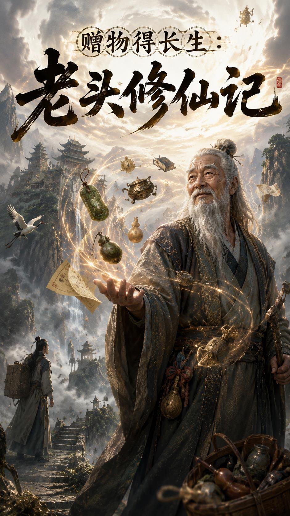 赠物得长生:老头修仙记