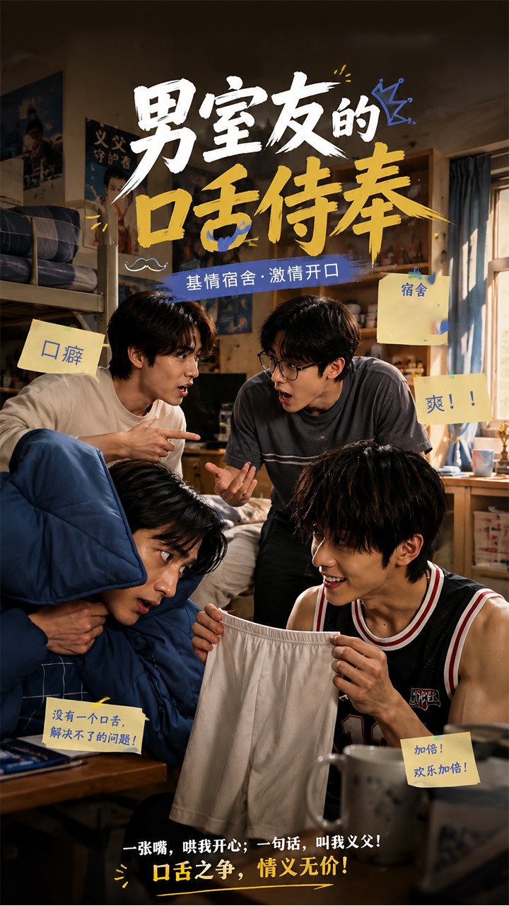 直男室友的口舌侍奉