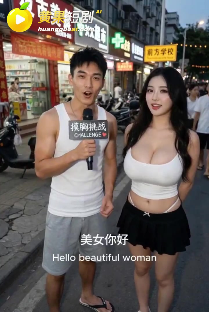 摸胸挑战